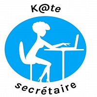 Logo secrétaire bureau professionnel particulier gestion